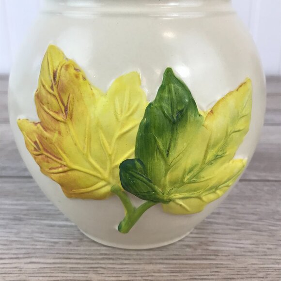 PartyLite Ceramic Wax Melting Pot Candle Warmer, Aroma Melts, Autumn Leaves - Picture 2 of 9